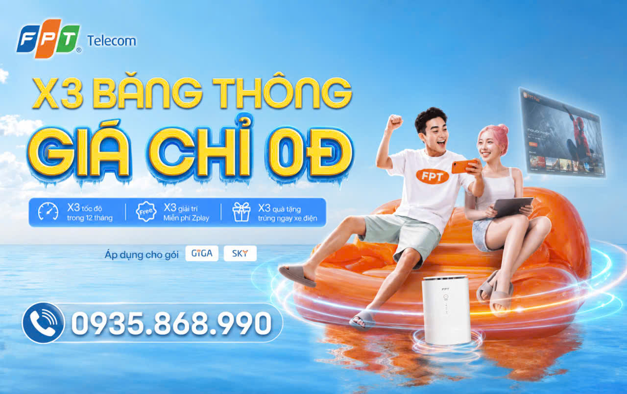 Bảng Giá Cước Internet FPT Thái Nguyên 2026