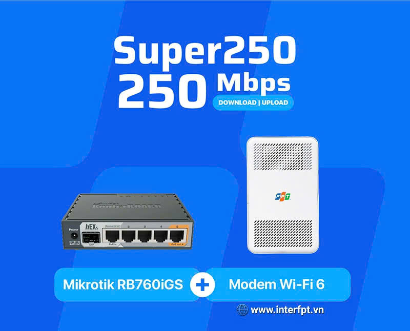 Bảng gói cước nổi bật WiFi 6 miễn phí Ưu đãi 2025