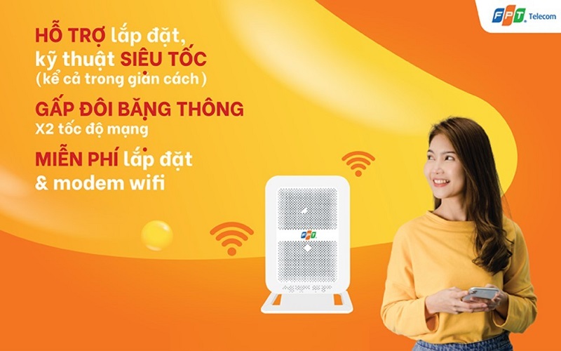 Có nhiều ưu đãi khi lắp wifi FPT Ninh Thuận