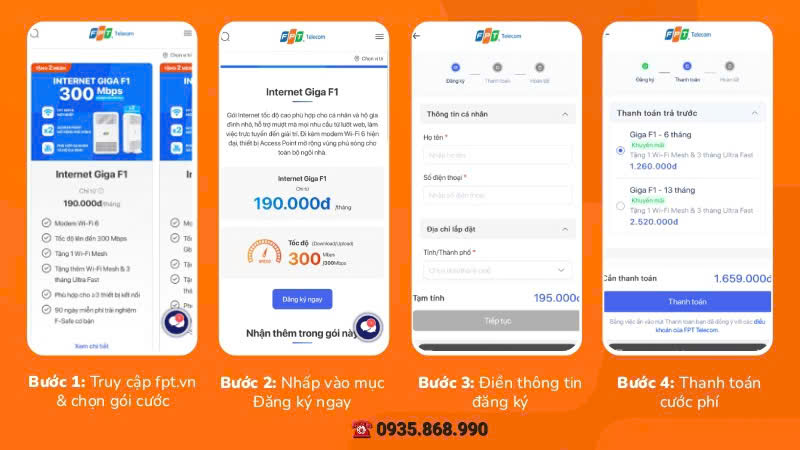 Lựa chọn gói cước và thiết bị khi lắp mạng FPT Hải Dương