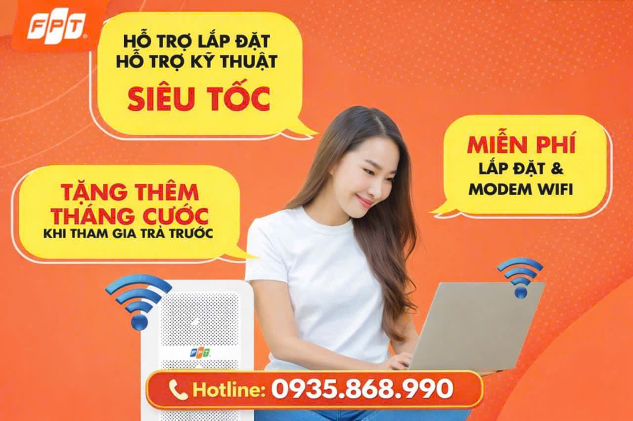 Thủ tục đăng ký lắp mạng FPT tại Vĩnh Long