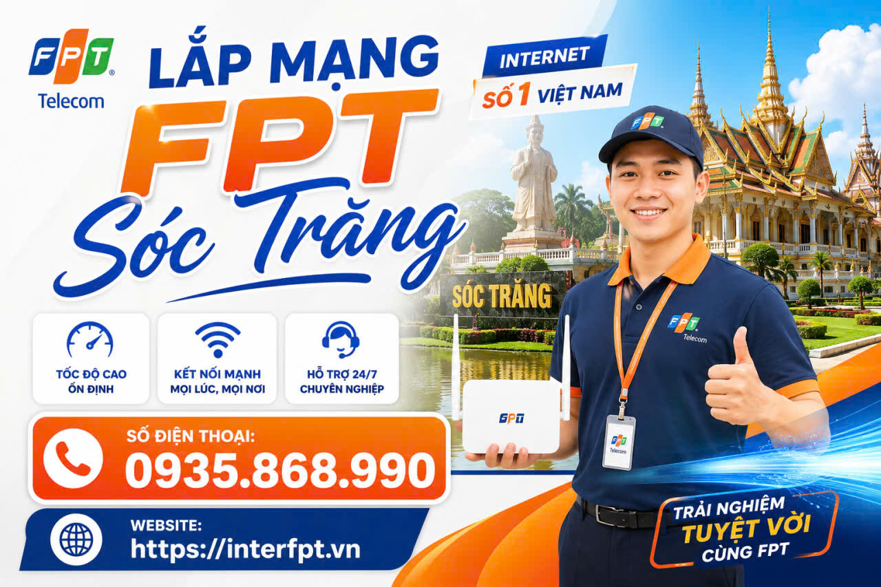 Đăng Ký Lắp Mạng FPT Sóc Trăng Năm 2026