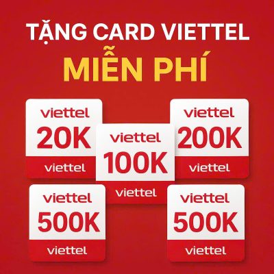 Nhận Thẻ Viettel Miễn Phí Mới Nhất 2026 - Tặng Card Có Seri