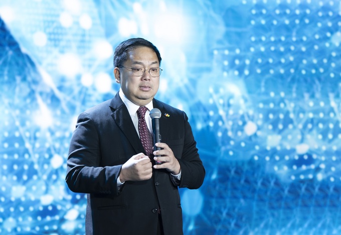 Ông Hoàng Nam Tiến - Chủ tịch FPT Telecom phát biểu tại sự kiện. Ảnh: FPT Telecom